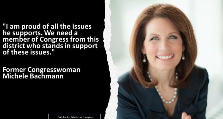 Marter Campaign Announces Endorsement from Michele Bachmann
