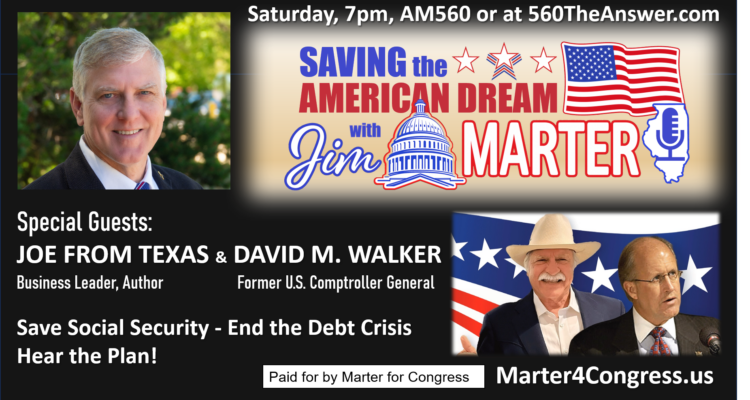 Saving the American Dream with Guests “Joe from Texas” and David M Walker July 25 2026 FULL EPISODE